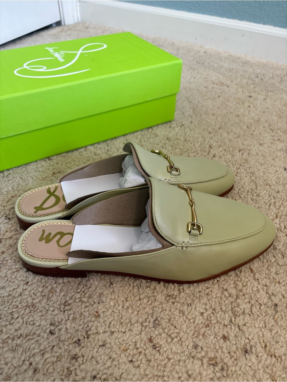 Never worn Sam Edelman Linnie Bit Mule in Pistachio - Picture 3 of 8